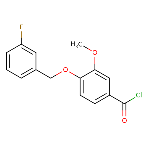 4-[(3-Fluorobenzyl)oxy]-3-methoxybenzoyl chloride