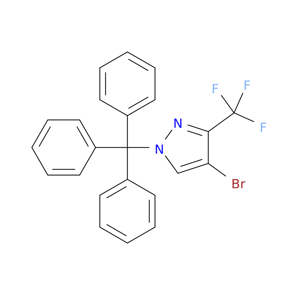 4-Bromo-3-(trifluoromethyl)-1-(triphenylmethyl)pyrazole