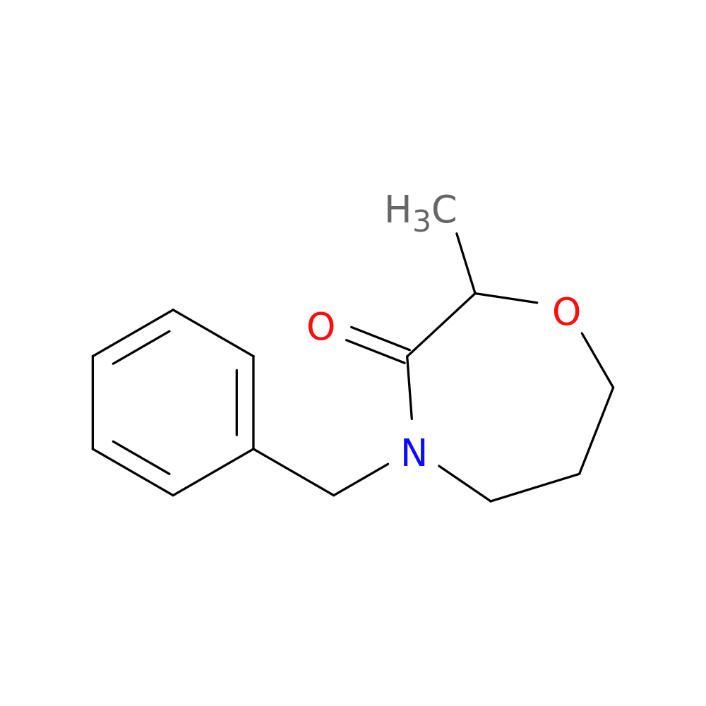 4-benzyl-2-methyl-1,4-oxazepan-3-one