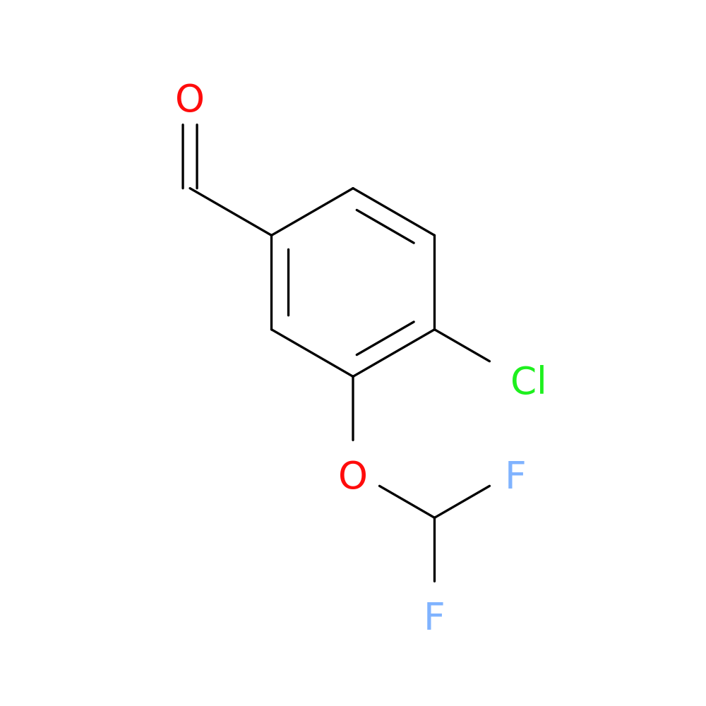 4-chloro-3-(difluoromethoxy)benzaldehyde