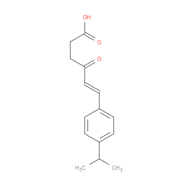 (5E)-4-oxo-6-[4-(propan-2-yl)phenyl]hex-5-enoic acid
