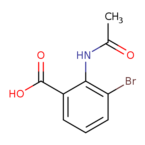 3-bromo-2-acetamidobenzoic acid