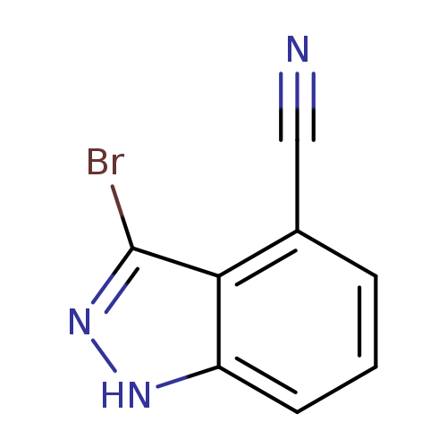 1H-Indazole-4-carbonitrile, 3-bromo-