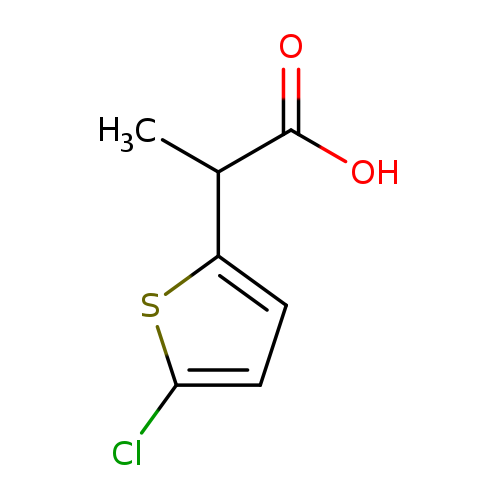 2-(5-chlorothiophen-2-yl)propanoic acid