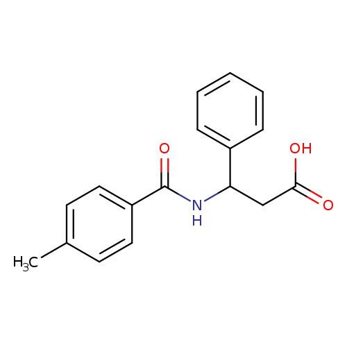 3-[(4-methylphenyl)formamido]-3-phenylpropanoic acid