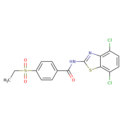 N-(4,7-dichloro-1,3-benzothiazol-2-yl)-4-(ethanesulfonyl)benzamide