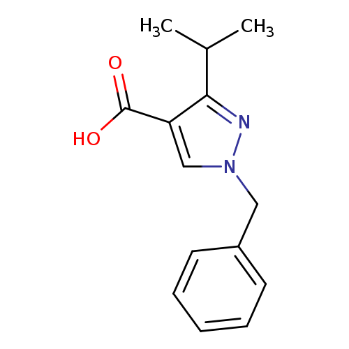 1-benzyl-3-(propan-2-yl)-1H-pyrazole-4-carboxylic acid