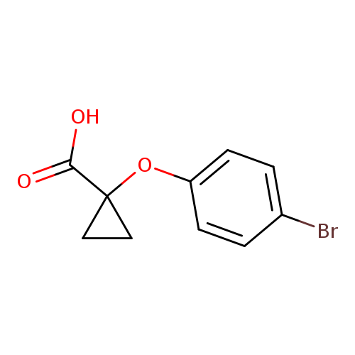 1-(4-bromophenoxy)cyclopropanecarboxylic acid