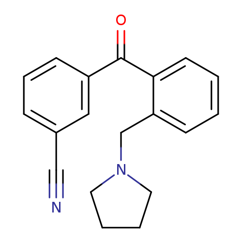 3'-Cyano-2-pyrrolidinomethyl benzophenone