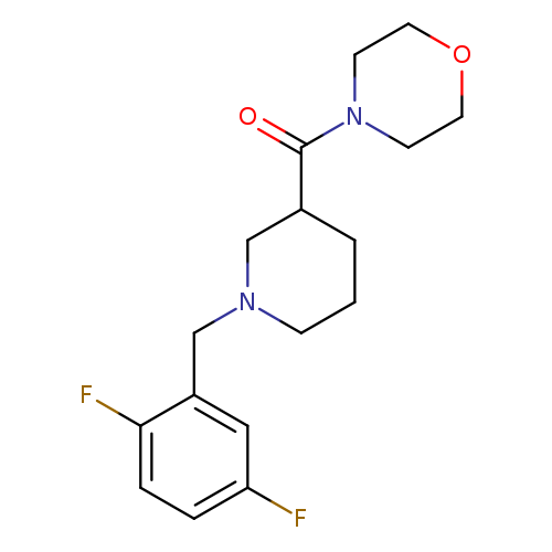 4-{1-[(2,5-difluorophenyl)methyl]piperidine-3-carbonyl}morpholine