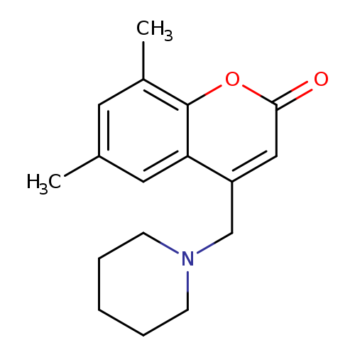 6,8-dimethyl-4-[(piperidin-1-yl)methyl]-2H-chromen-2-one
