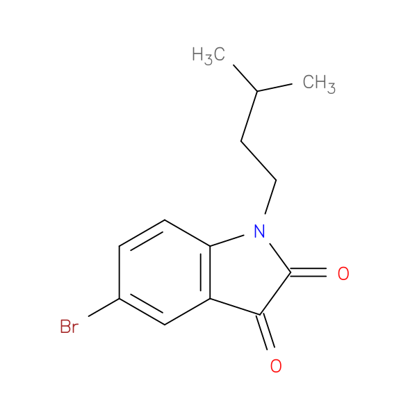 5-Bromo-1-(3-methylbutyl)-1h-indole-2,3-dione