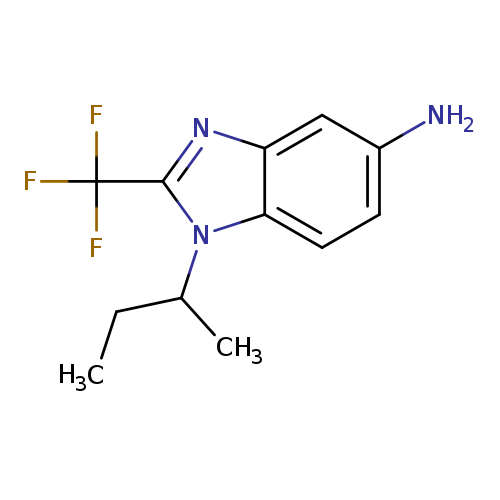 1-(butan-2-yl)-2-(trifluoromethyl)-1H-1,3-benzodiazol-5-amine