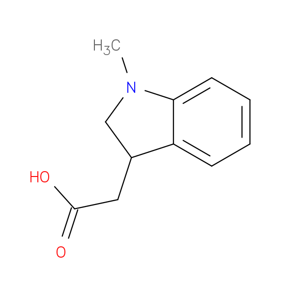 2-(1-Methyl-2,3-dihydro-1H-indol-3-yl)acetic acid