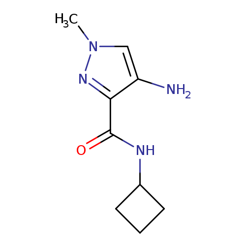 4-amino-N-cyclobutyl-1-methyl-1H-pyrazole-3-carboxamide