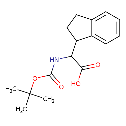 2-([(TERT-BUTOXY)CARBONYL]AMINO)-2-(2,3-DIHYDRO-1H-INDEN-1-YL)ACETIC ACID