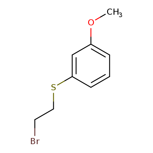 1-[(2-bromoethyl)sulfanyl]-3-methoxybenzene