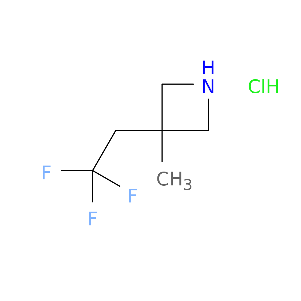 3-methyl-3-(2,2,2-trifluoroethyl)azetidine hydrochloride