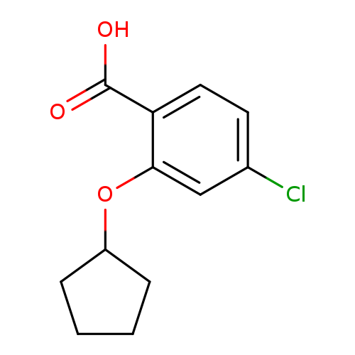4-chloro-2-(cyclopentyloxy)benzoic acid