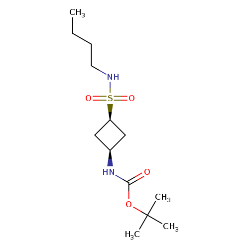 tert-butylN-[(1s,3s)-3-(butylsulfamoyl)cyclobutyl]carbamate
