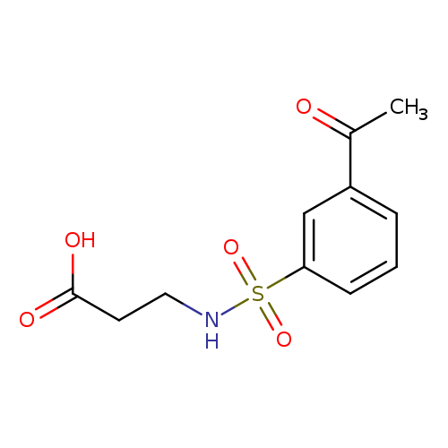 3-(3-Acetyl-benzenesulfonylamino)-propionic acid