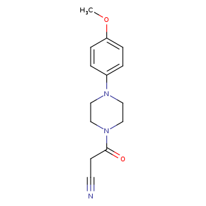 3-[4-(4-Methoxyphenyl)piperazin-1-yl]-3-oxopropanenitrile
