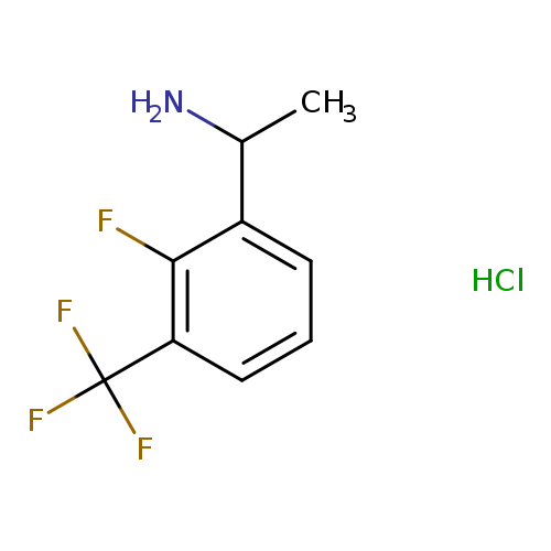1-[2-Fluoro-3-(trifluoromethyl)phenyl]ethan-1-amine hydrochloride