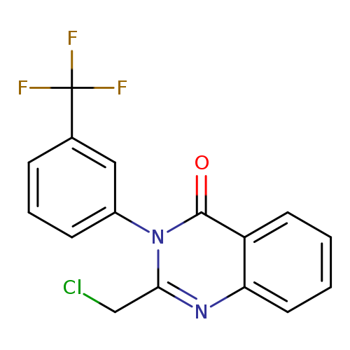 2-(Chloromethyl)-3-[3-(trifluoromethyl)phenyl]quinazolin-4(3h)-one