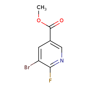 3-Pyridinecarboxylic acid, 5-bromo-6-fluoro-, methyl ester