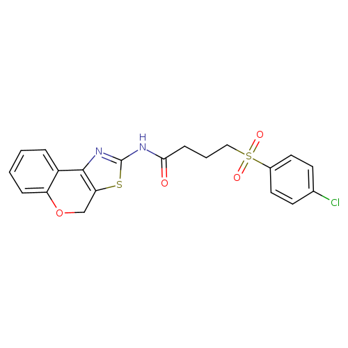 4-(4-chlorobenzenesulfonyl)-N-{4H-chromeno[4,3-d][1,3]thiazol-2-yl}butanamide