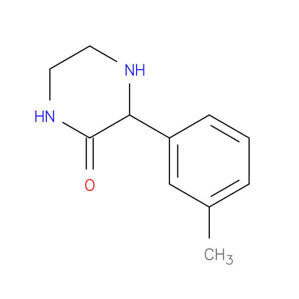 3-(3-methylphenyl)piperazin-2-one