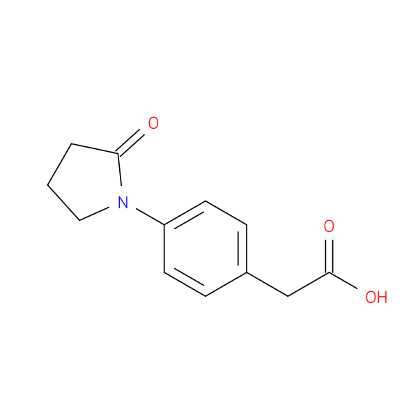 2-(4-(2-Oxopyrrolidin-1-yl)phenyl)acetic acid