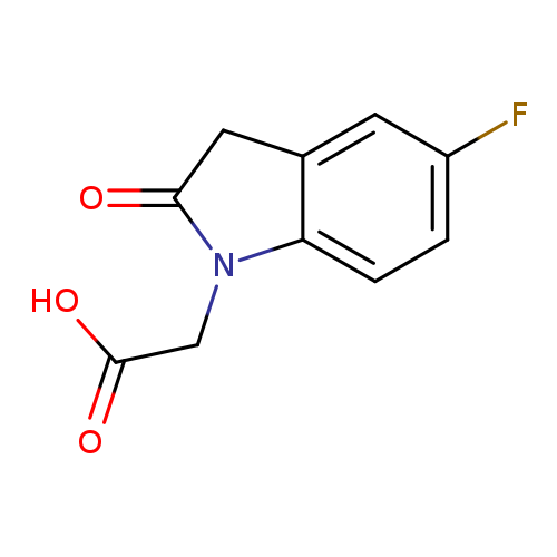 2-(5-fluoro-2-oxo-2,3-dihydro-1H-indol-1-yl)aceticacid