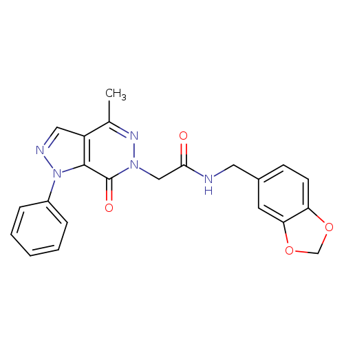 N-[(2H-1,3-benzodioxol-5-yl)methyl]-2-{4-methyl-7-oxo-1-phenyl-1H,6H,7H-pyrazolo[3,4-d]pyridazin-6-yl}acetamide