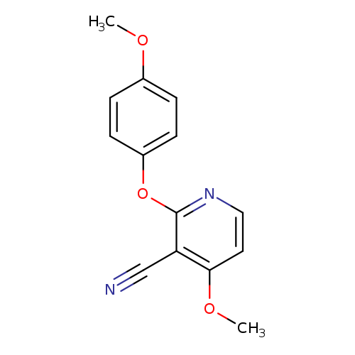 4-methoxy-2-(4-methoxyphenoxy)pyridine-3-carbonitrile