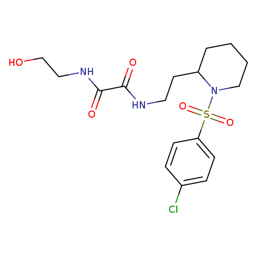 N'-{2-[1-(4-chlorobenzenesulfonyl)piperidin-2-yl]ethyl}-N-(2-hydroxyethyl)ethanediamide