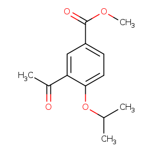 Benzoic acid, 3-acetyl-4-(1-methylethoxy)-, methyl ester