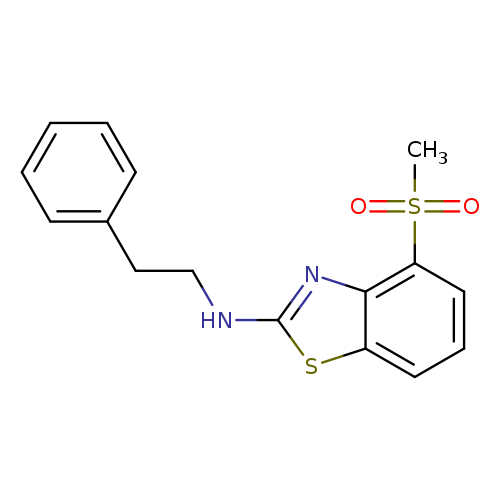 4-methanesulfonyl-N-(2-phenylethyl)-1,3-benzothiazol-2-amine