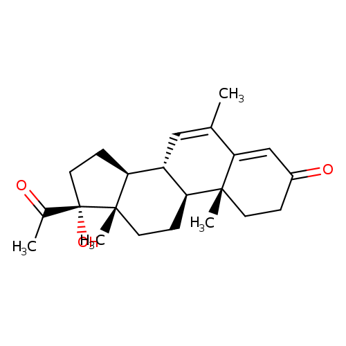 Pregna-4,6-diene-3,20-dione, 17-hydroxy-6-methyl-