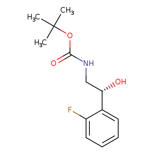 tert-butyl N-[(2R)-2-(2-fluorophenyl)-2-hydroxyethyl]carbamate