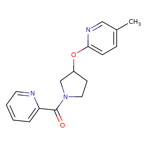 5-methyl-2-{[1-(pyridine-2-carbonyl)pyrrolidin-3-yl]oxy}pyridine