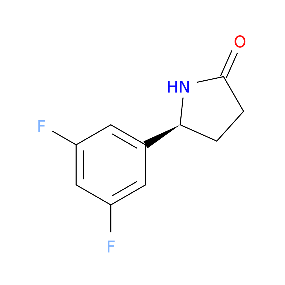 (S)-5-(3,5-Difluorophenyl)pyrrolidin-2-one