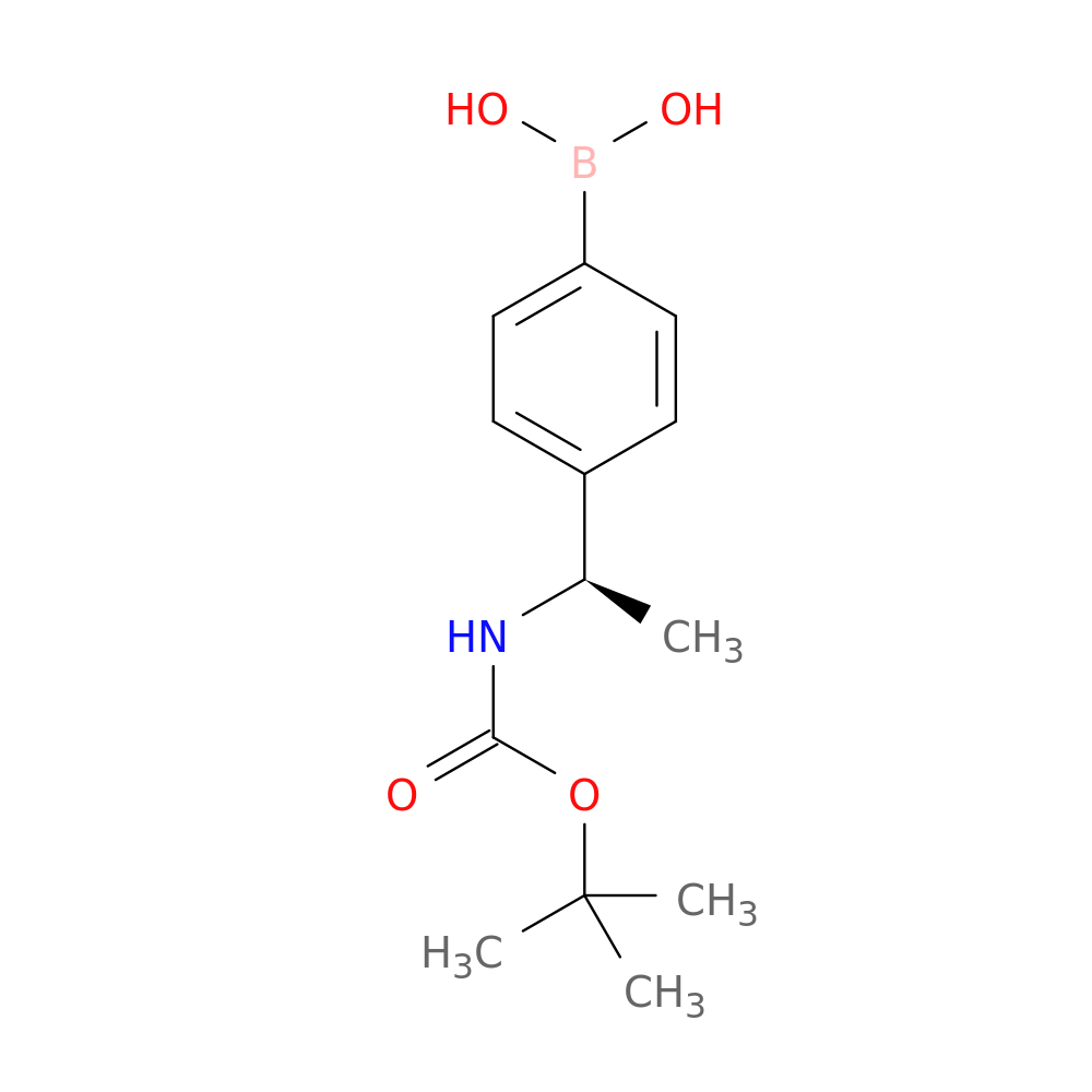 (1R)-4-(1-BOC-Aminoethyl)phenylboronic acid