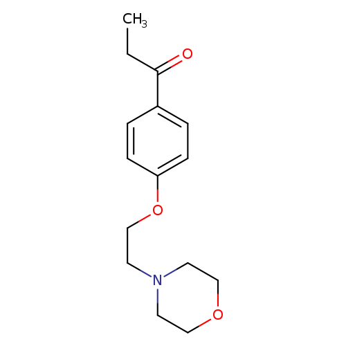 1-[4-(2-Morpholin-4-ylethoxy)phenyl]propan-1-one