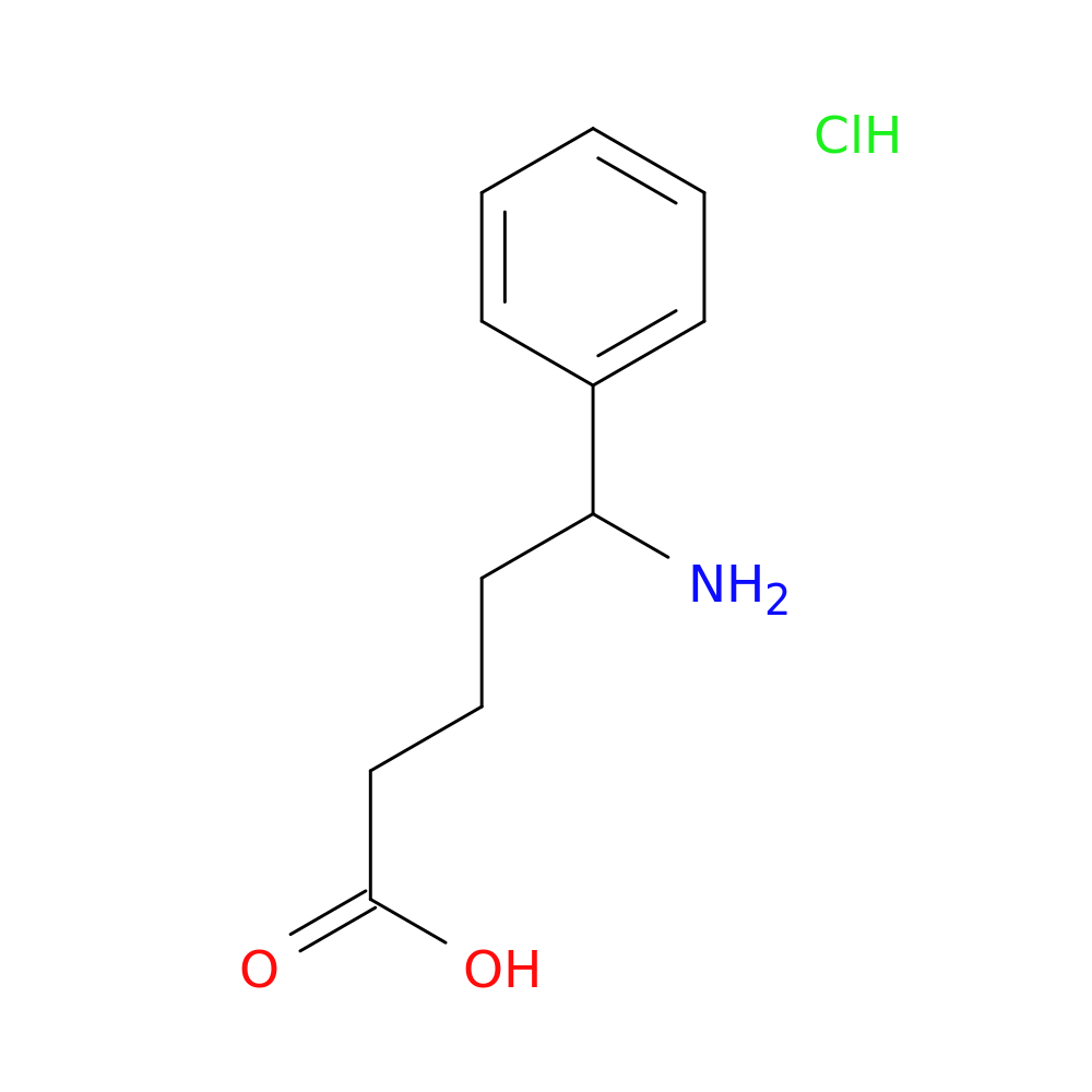 5-amino-5-phenylpentanoic acid hydrochloride