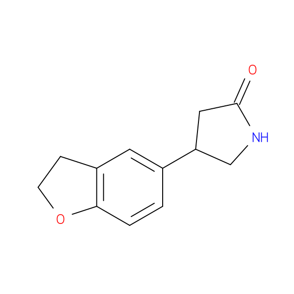 4-(2,3-dihydro-1-benzofuran-5-yl)pyrrolidin-2-one