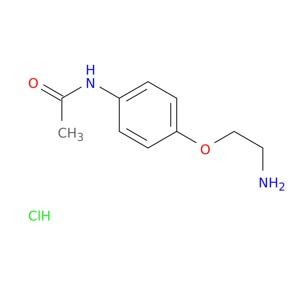 N-[4-(2-aminoethoxy)phenyl]acetamide hydrochloride