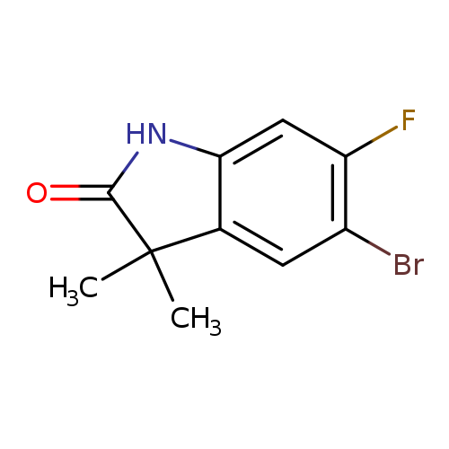 2H-Indol-2-one, 5-bromo-6-fluoro-1,3-dihydro-3,3-dimethyl-