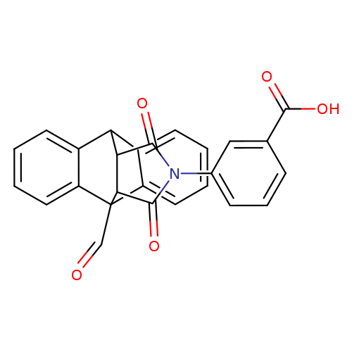 3-(1-formyl-16,18-dioxo-17-azapentacyclo[6.6.5.0~2,7~.0~9,14~.0~15,19~]nonadeca-2,4,6,9,11,13-hexaen-17-yl)benzoic acid