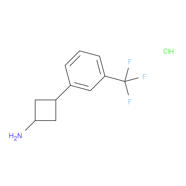 3-[3-(Trifluoromethyl)phenyl]cyclobutan-1-amine hydrochloride